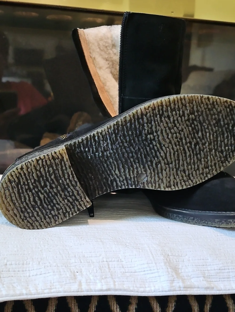 Lienda - Anthroplogie - Above Ankle Suede Boots Size 40